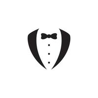 Tuxedo exclusive template vector icon
