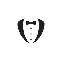 Tuxedo exclusive template vector icon