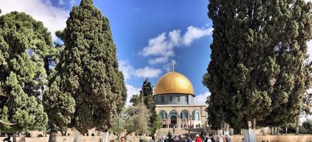 A view of the Dome of the Rock in Jerusalem photo