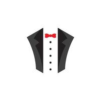 Tuxedo exclusive template vector icon