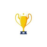 Trophy Vector icon design illustration