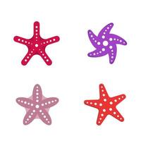 Sea Star fish icon Template vector