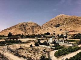 una vista del casco antiguo de jericó en israel foto