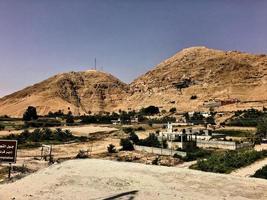A view of the old town of Jericho in Israel photo