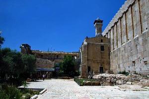 A view of the Tombs of the Patriarchs in Hebroan photo