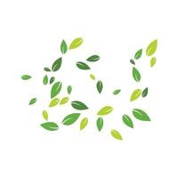 Green leaves background vector