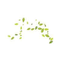 Green leaves background vector