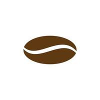 logo de granos de cafe vector