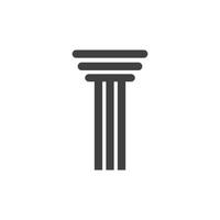 vector de logotipo de columna