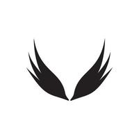 Wing logo symbol vecto vector