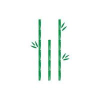 Bamboo with green leaf vector