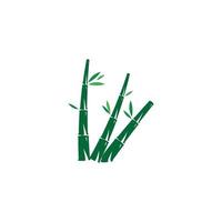 Bamboo with green leaf vector