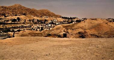 A view of the old town of Jericho in Israel photo