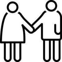 line icon for pair vector