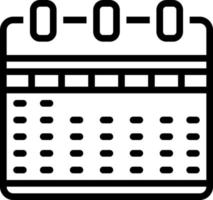 line icon for daily vector