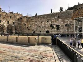 Jerusalem in Israel in May 2016. A view of the Western Wall photo