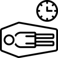 line icon for last vector