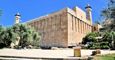 A view of the Tombs of the Patriarchs in Hebroan photo