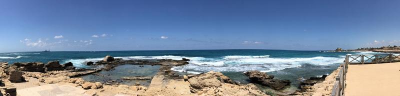 una vista de cesarea en israel foto