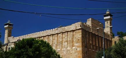 A view of the Tombs of the Patriarchs in Hebroan photo