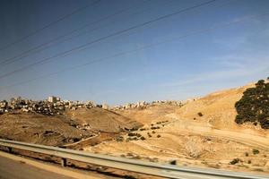 una vista del desierto de judea en israel foto