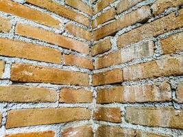 patrón de textura de pared de ladrillo piedra y suelo o suelo méxico. foto