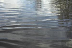 charco de primavera. textura del agua en el estanque. foto