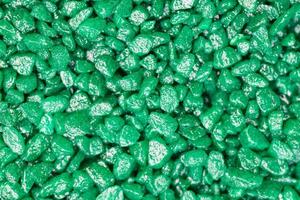 Glitter emerald stones for decoration photo