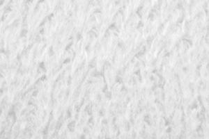 White fluffy fur fabric wool texture background photo