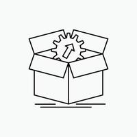 upload. performance. productivity. progress. work Line Icon. Vector isolated illustration