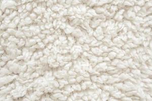 White fluffy fur fabric wool texture background photo