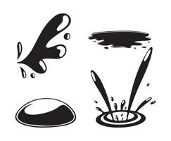 Vector illustrator of Splashes Collection