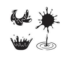 Vector illustrator of  Splashes Collection