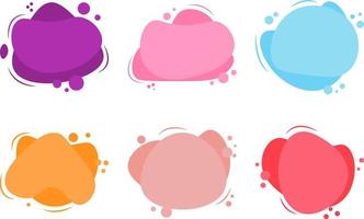 Modern set of abstract banners vector. vector