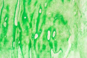 Abstract green watercolor background texture close up photo