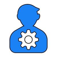 Trendy vector design of user management
