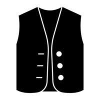 An icon design of waistcoat vector
