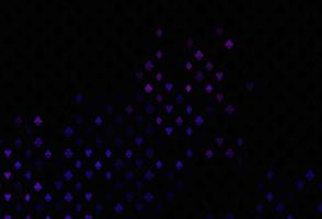 Dark purple vector layout with elements of cards.