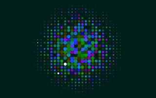 Light Multicolor, Rainbow vector backdrop with dots.