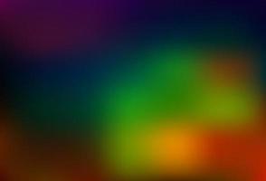 Dark Multicolor, Rainbow vector bokeh template.