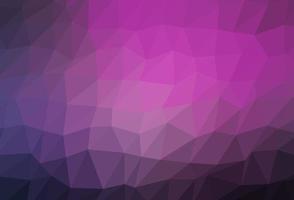 Dark Purple, Pink vector polygonal pattern.