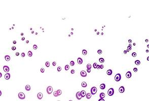 Light Purple vector template with circles.