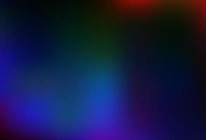 Dark Multicolor, Rainbow vector glossy bokeh pattern.
