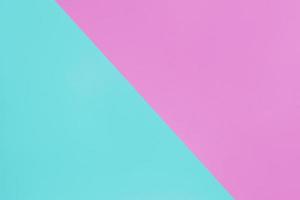 vista superior de textura de papel de color pastel azul y rosa fondo plano mínimo foto