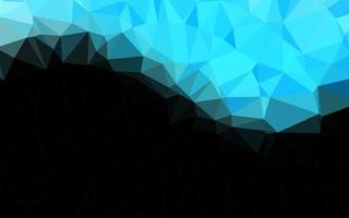 Light BLUE vector shining triangular pattern.