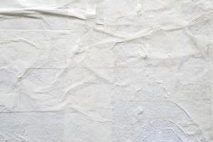 Blank white torn paper poster texture background photo