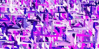 Light purple vector backdrop with triangles, lines.