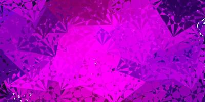 Light Purple vector background with polygonal forms.