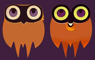 illustration vector graphic of Halloween owl isolated perfect for icon, mascot, or edit your customize design or website