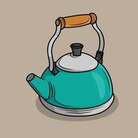 The Illustration of Hot Kettle vector